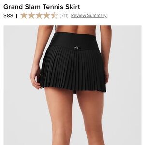 Alo Grand Slam Tennis Skirt